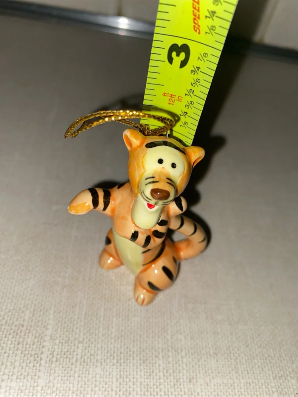 Vintage‎ Disney Japan Tigger Ceramic Figure Ornament Winnie The Pooh Collectible